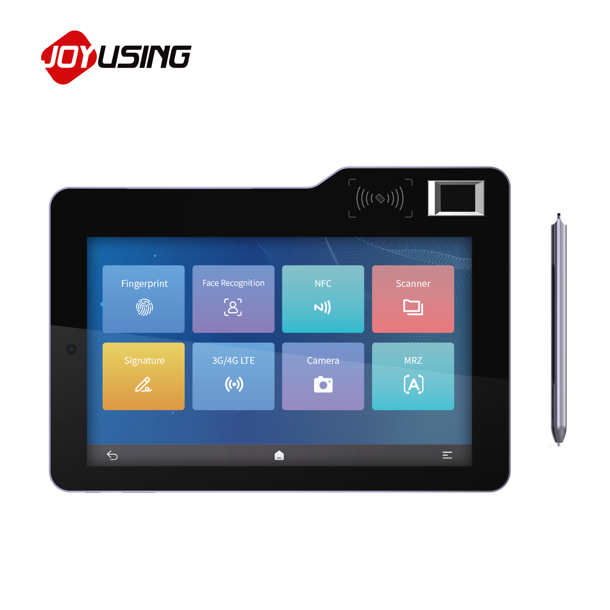 Digital Signature Pad - แท็บเล็ต Android ระบบไบโอเมตริกซ์แบบพกพา พร้อมแท่นลายเซ็นดิจิทัล เครื่องสแกนลายนิ้วมือ และ