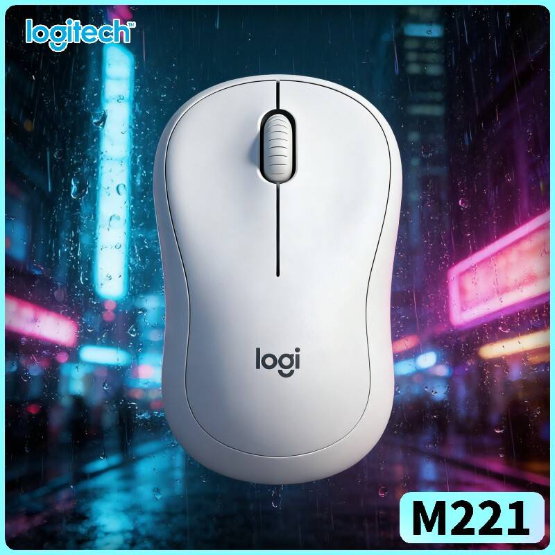 The Office Tech - เมาส์เงียบ Logitech M221 แบบ Ergonomic -