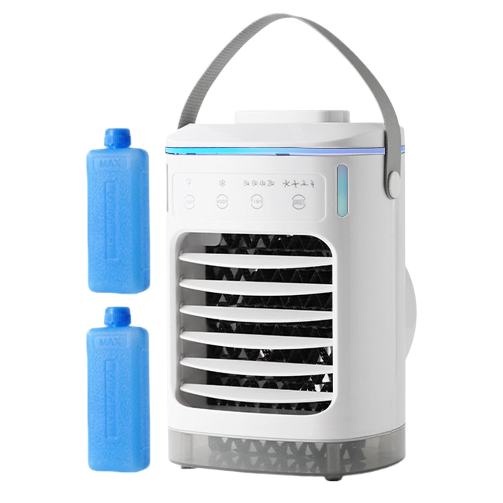 Cool Office Tech Gadgets - พัดลมระบายความร้อน USB Air Cooler พัดลมส่วนตัวขนาดเล็ก Humidifier