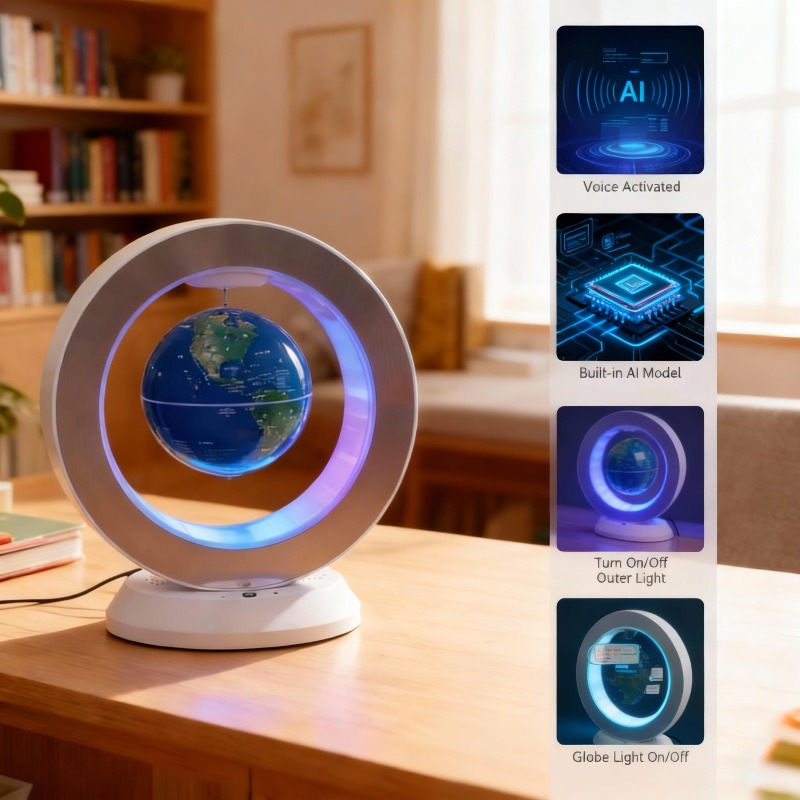 ลำโพงบลูทูธทรงกลมลอยได้ โคมไฟล - Cool Office Tech Gadgets บทวิจารณ์และราคา
