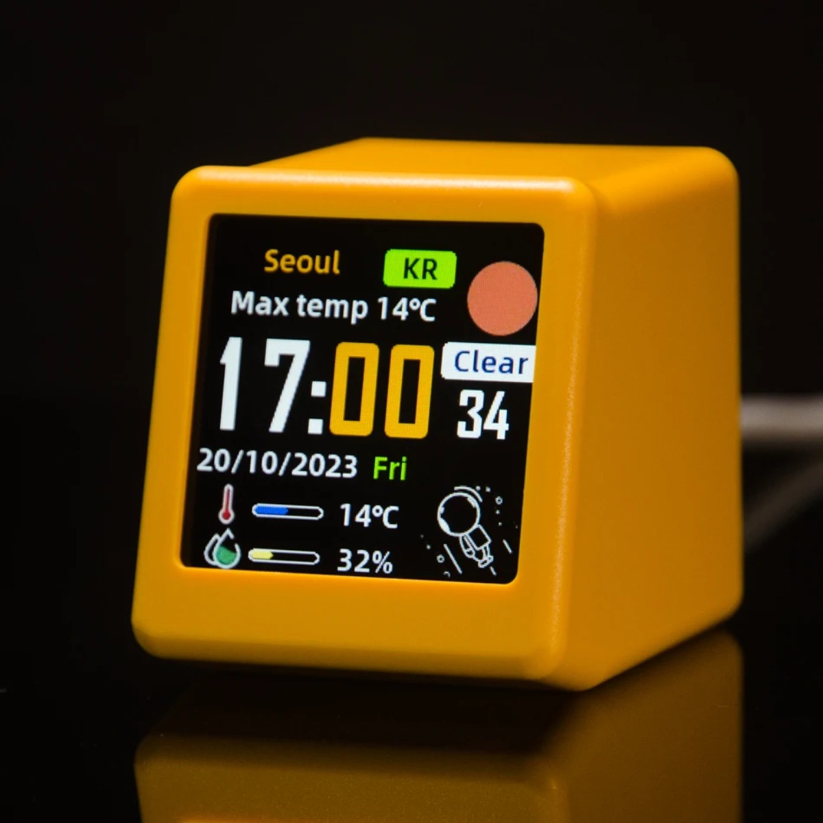 นาฬิกาดิจิตอลตั้งโต๊ะขนาดเล็กพ - Cool Office Tech Gadgets บทวิจารณ์และราคา